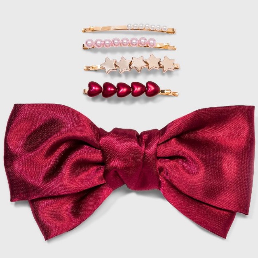 Cat & Jack Hairbow and Bobbie hair clips and pins